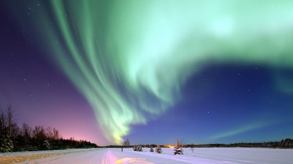 auroras boreales en Canadá